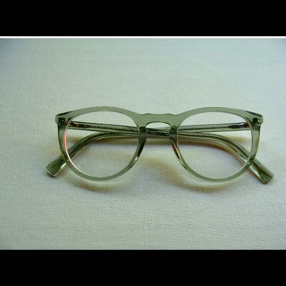 Warby Parker Haskell M711 Eyeglasses Optical Frame 49-22-145 Aloe Crystal - Picture 2 of 10